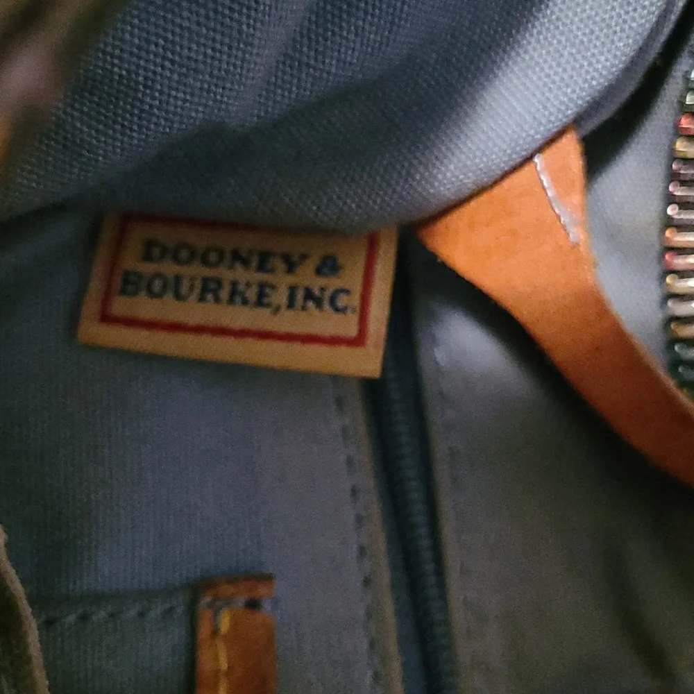 Vintage Dooney & Bourke Rainbow Monogram Logo Mini Hobo Bucket Bag Purse Y2K - Picture 12 of 16